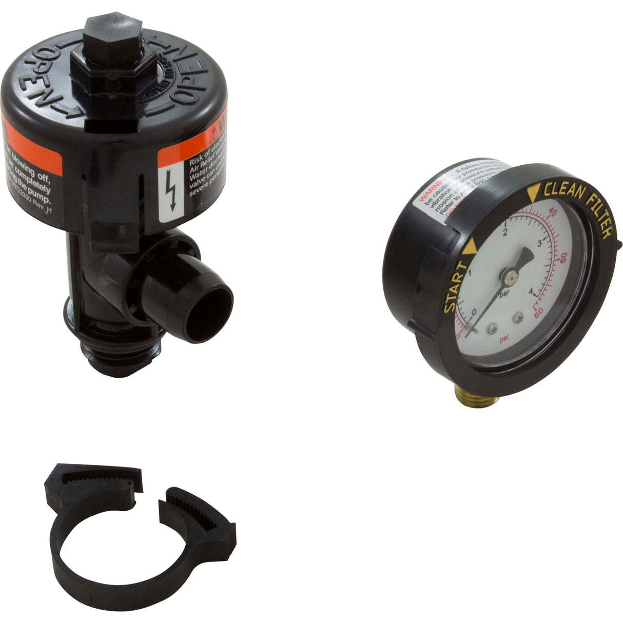 Air Relief, Pent Am Prod/Purex/PacFab, Manual, w/Gauge : 98209800 - American Products/Pentair - 788379682422 - PartsForSpas.com