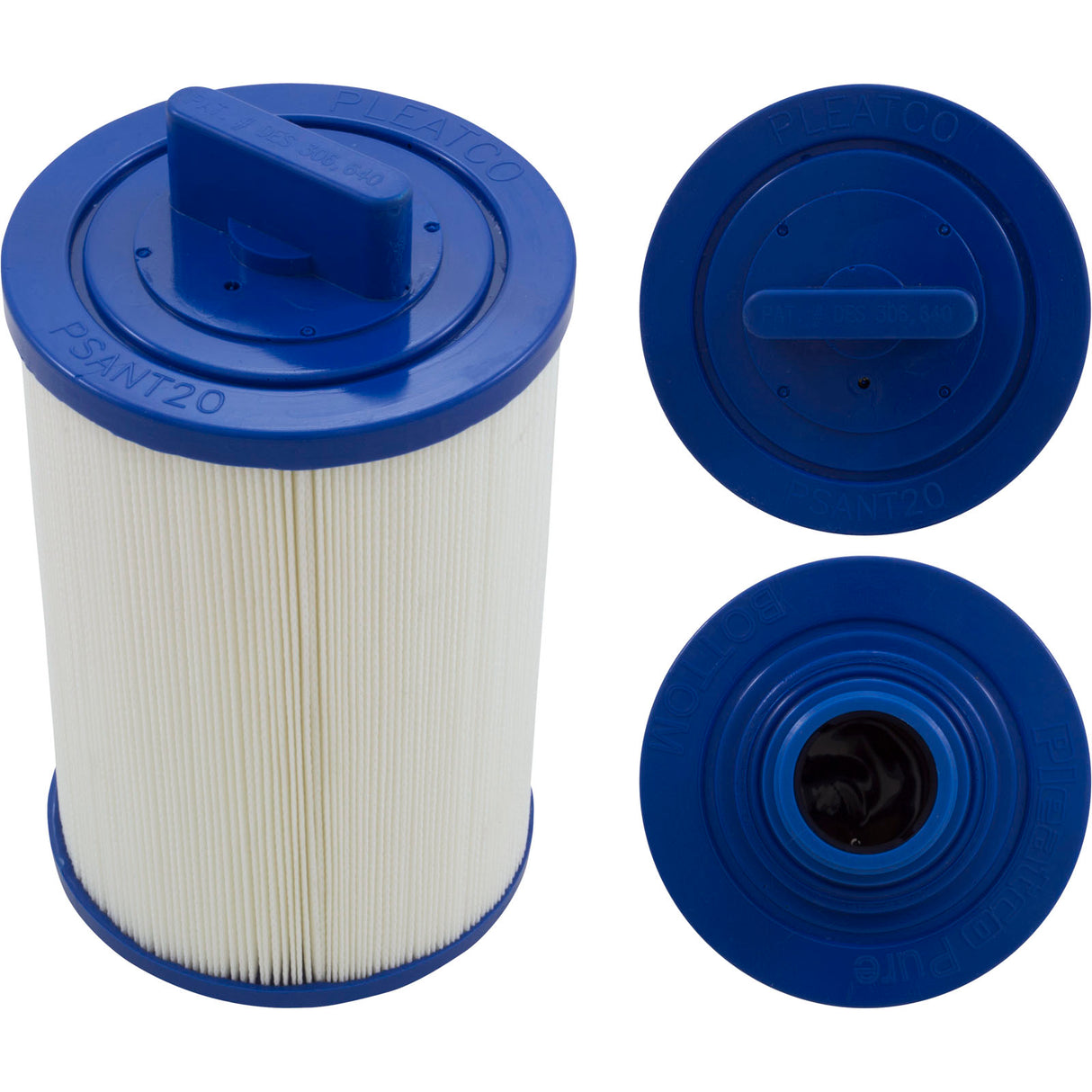 Cartridge, 20 sqft, ht, 1-1/2"mpt b, 4-3/4"od, 7-1/16", 3oz : PSANT20P4