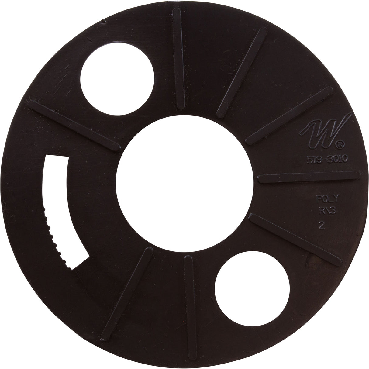 Diverter Plate, WW Top Mount/Dyna-Flo/Front Access, qty 2 : 519-3010 - Waterway Plastics - 806105094438 - PartsForSpas.com
