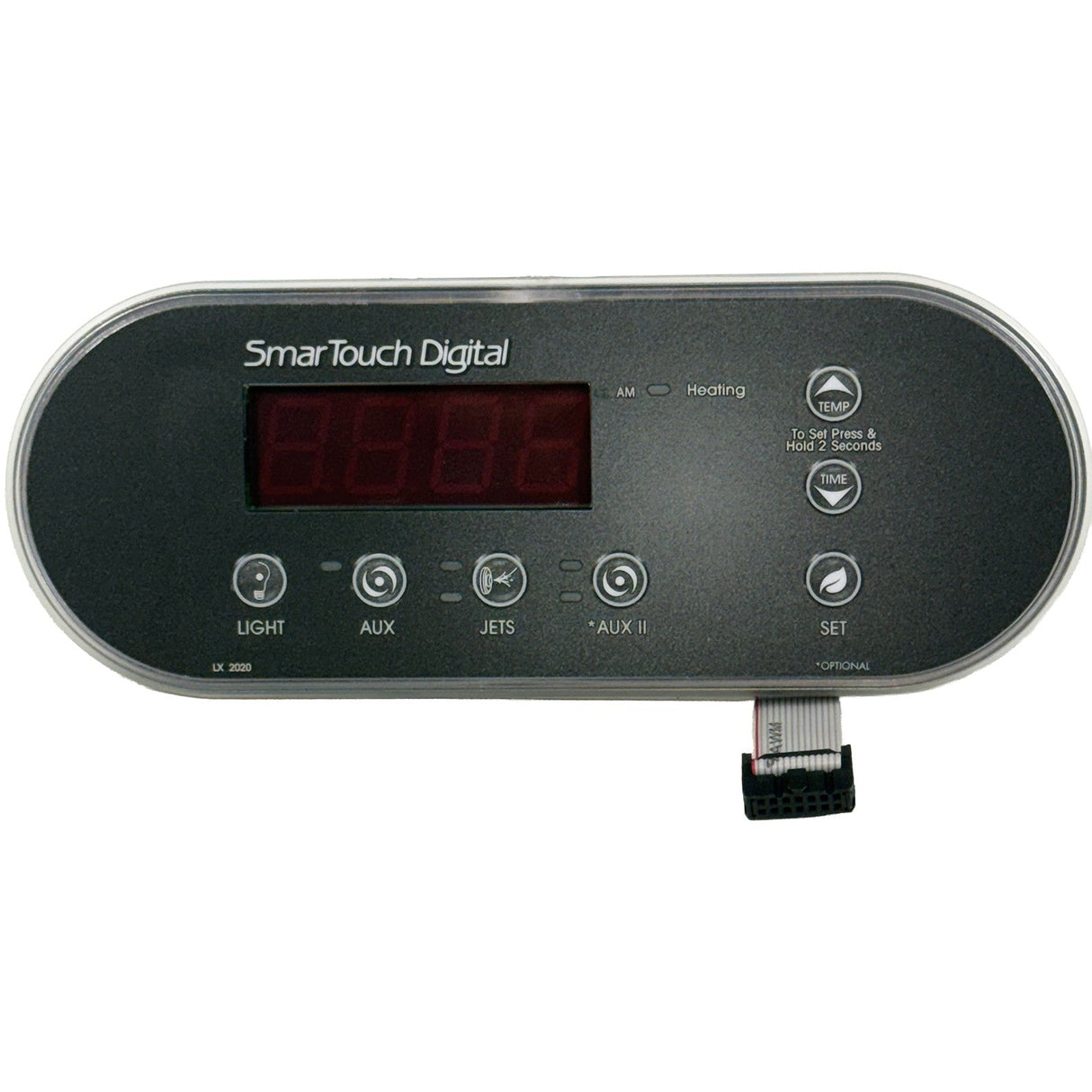 Topside, ACC LX-2020, Light/Aux/Jets/AuxII/Set/Temp/Time : LX-2020 - Applied Comp. Controls/ACC - LX-2020 - PartsForSpas.com