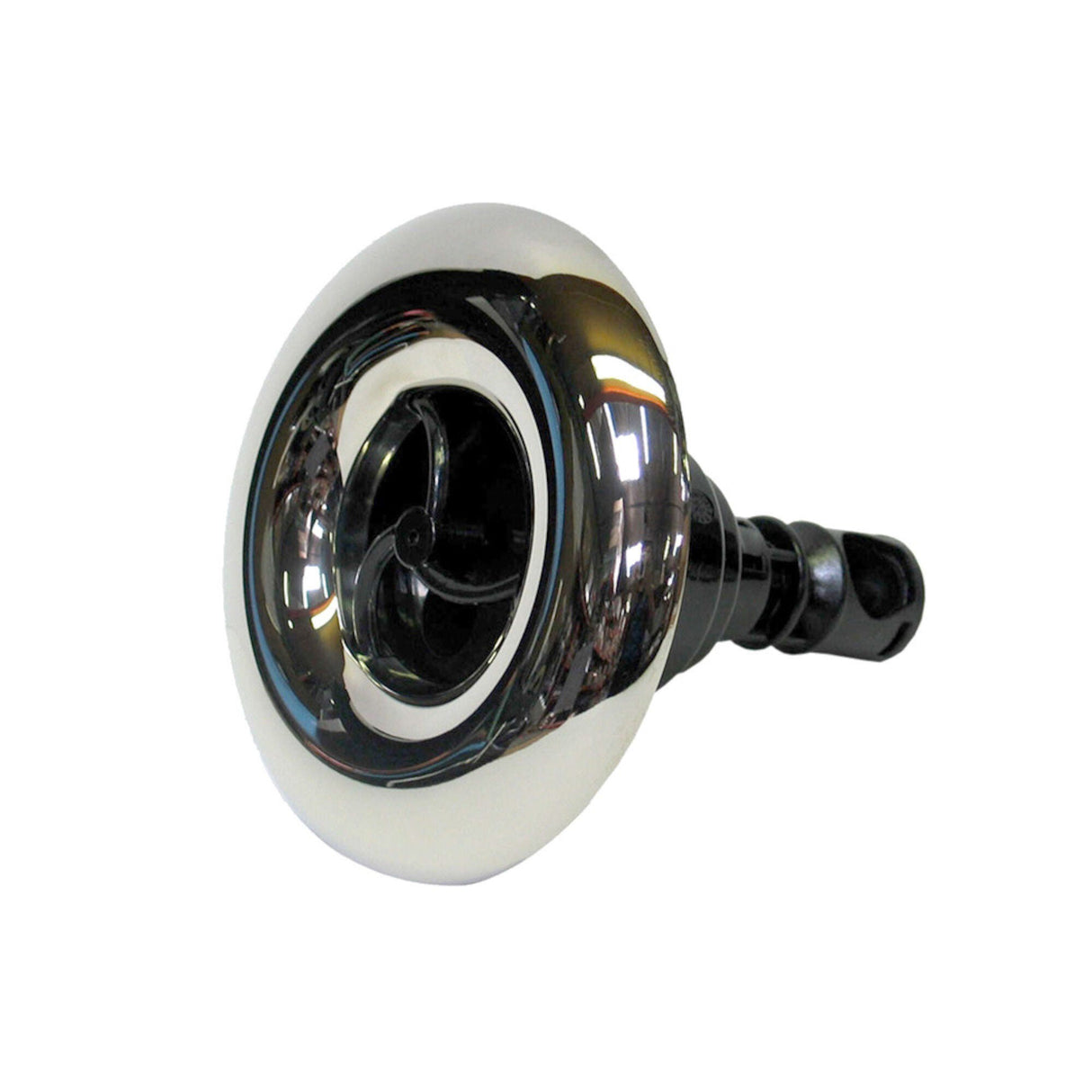 Jet Internal, Rising Dragon, Quantum, Pulse, 4" Face, Smooth, Black/Stainless Steel : RD201-L4411S