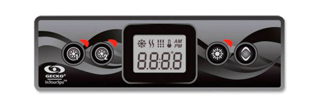 Overlay, Keypad, Gecko in.k300-2OP-GE1, 2 outputs : 9916-101500