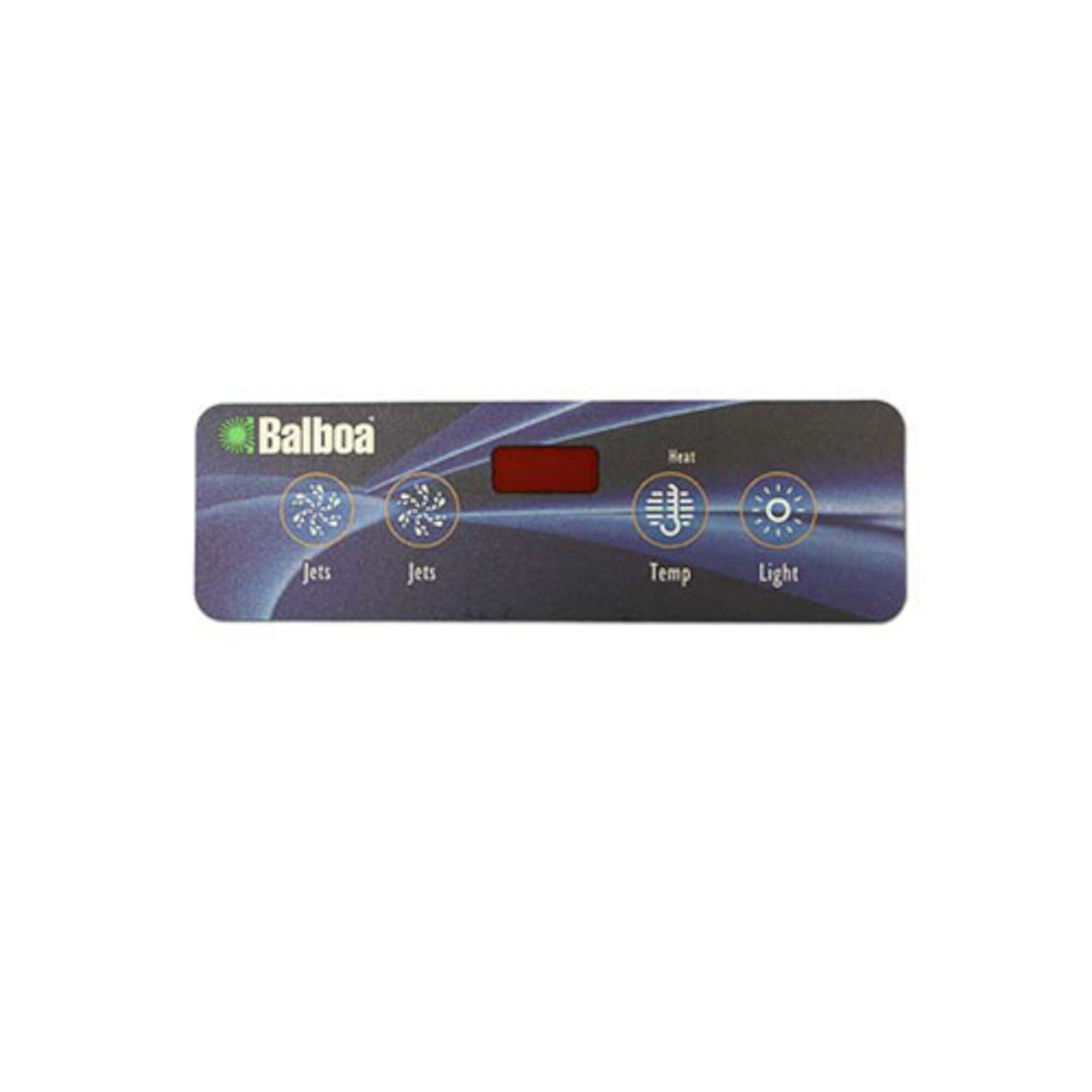 Overlay, Spaside, Balboa Lite Duplex, 4-Button, Jets-Jets-Temp-Light : 10752