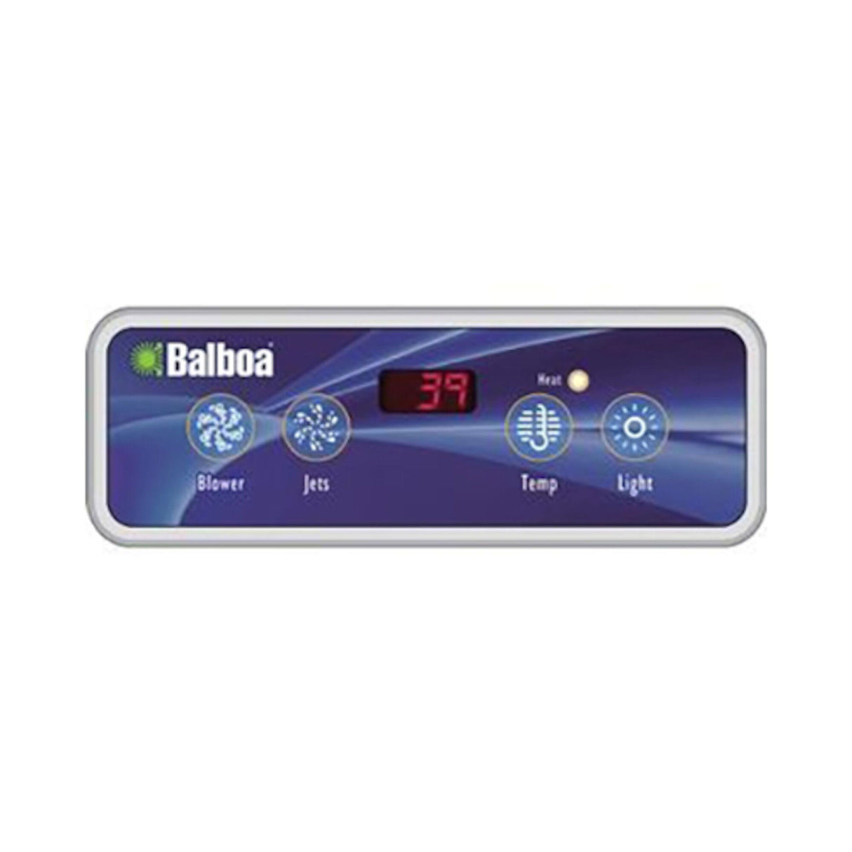 Overlay, Spaside, Balboa VL403, Lite Duplex, 4-Button, Blower-Jets-Temp-Light : 10671