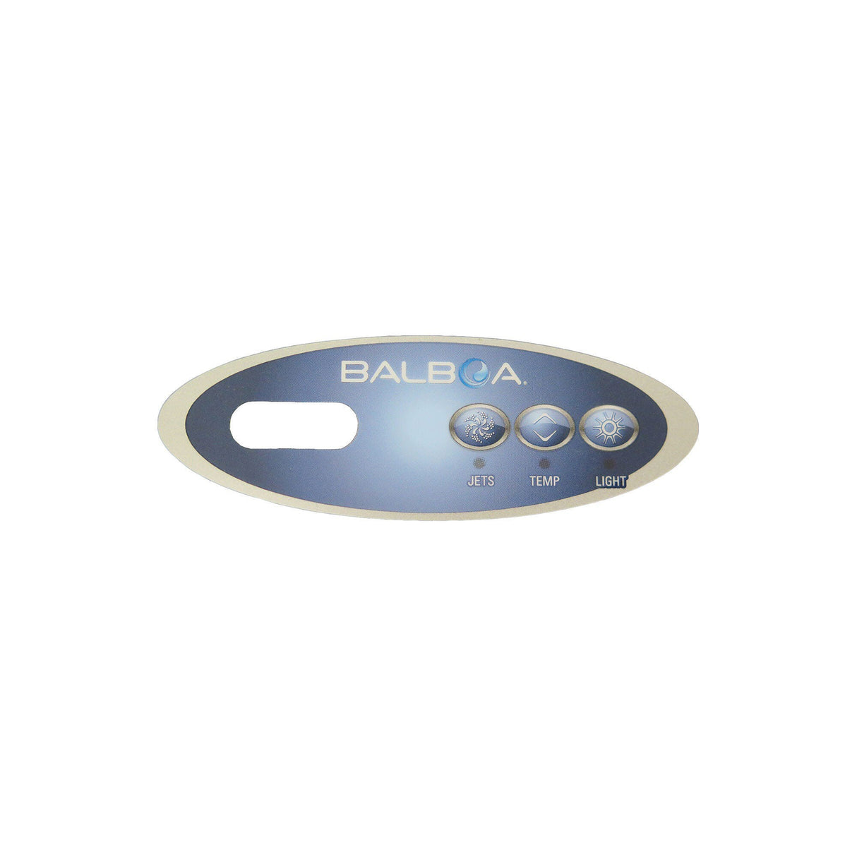Overlay, Spaside, Balboa VL200, Mini Oval, 3-Button, Jets-Temp-Light : 11219