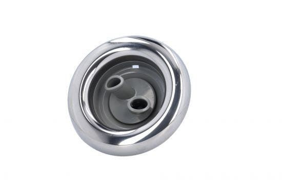 Jet Internal, Waterway, Power Storm, Thread In, Dual Rotating, 5" Face, Smooth, Stainless/Gray : 229-7617S