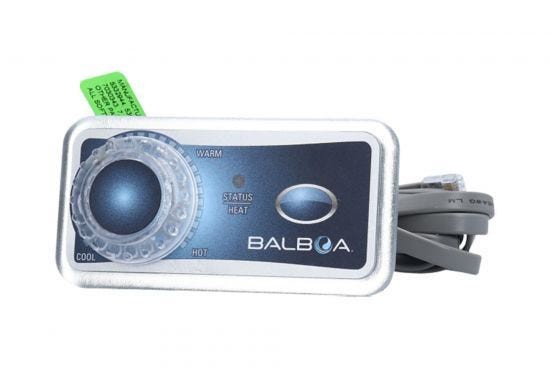 Spaside Control, Balboa Analog Duplex, 1-Button, Knob-P1/BL/LT : 51219