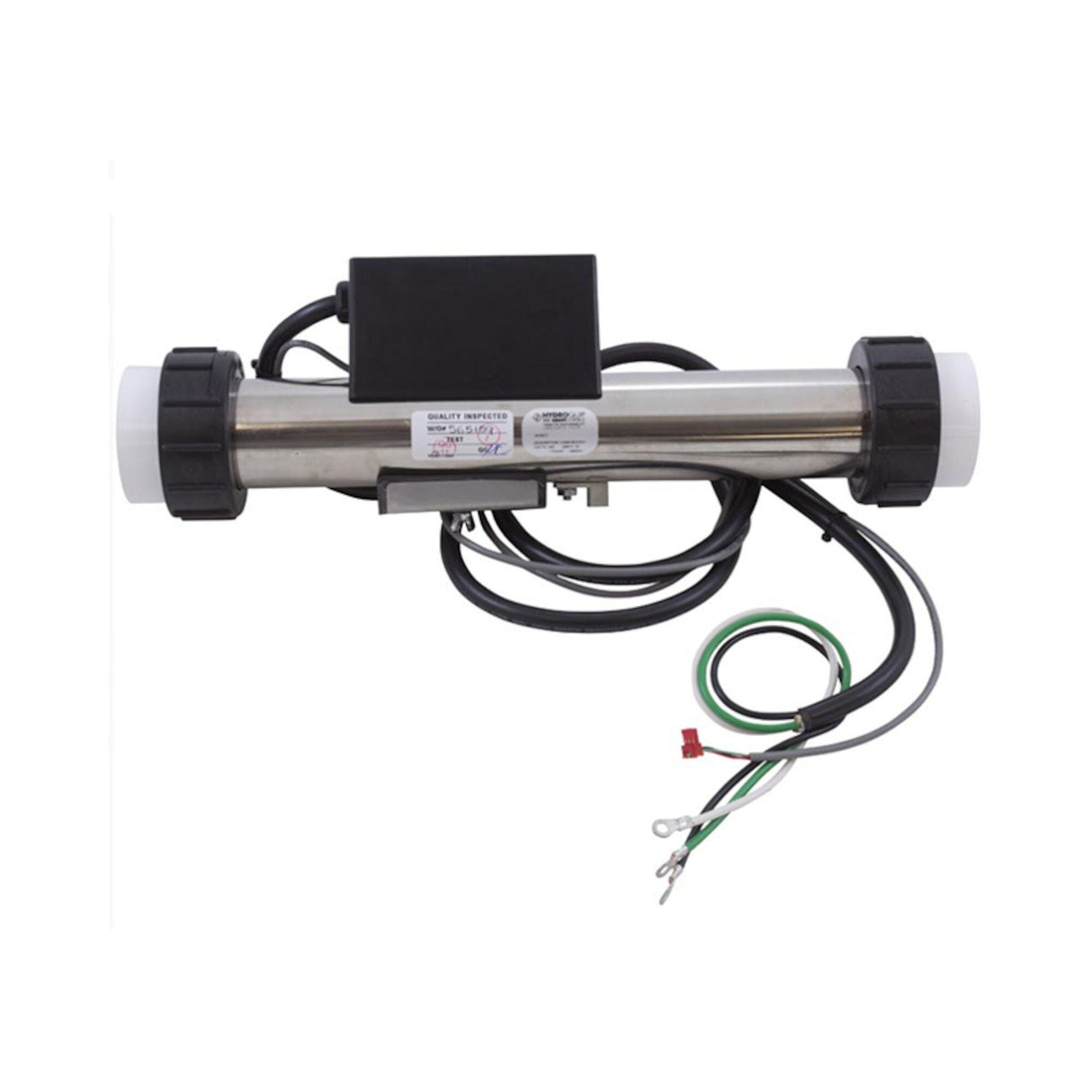 Heater Assembly, HydroQuip, Versi-Heat, 5.5kW, 230V, 2" x 13"Long, 60" 12/3 Cord, 72"Pressure Switch Cord : 48-0007A