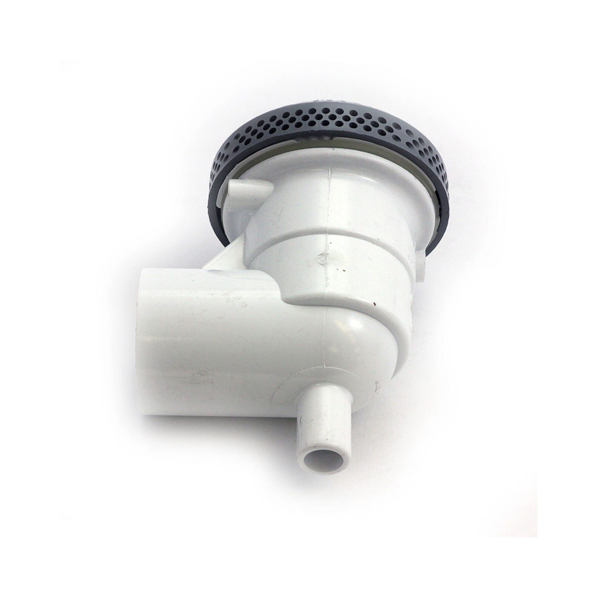 Suction Assembly, Waterway, VGB, Hi-Flo, 3-3/4"Dia Cover, 1-1/2"S, 90° Ell w/Vacuum Break, Gray : 640-3287V