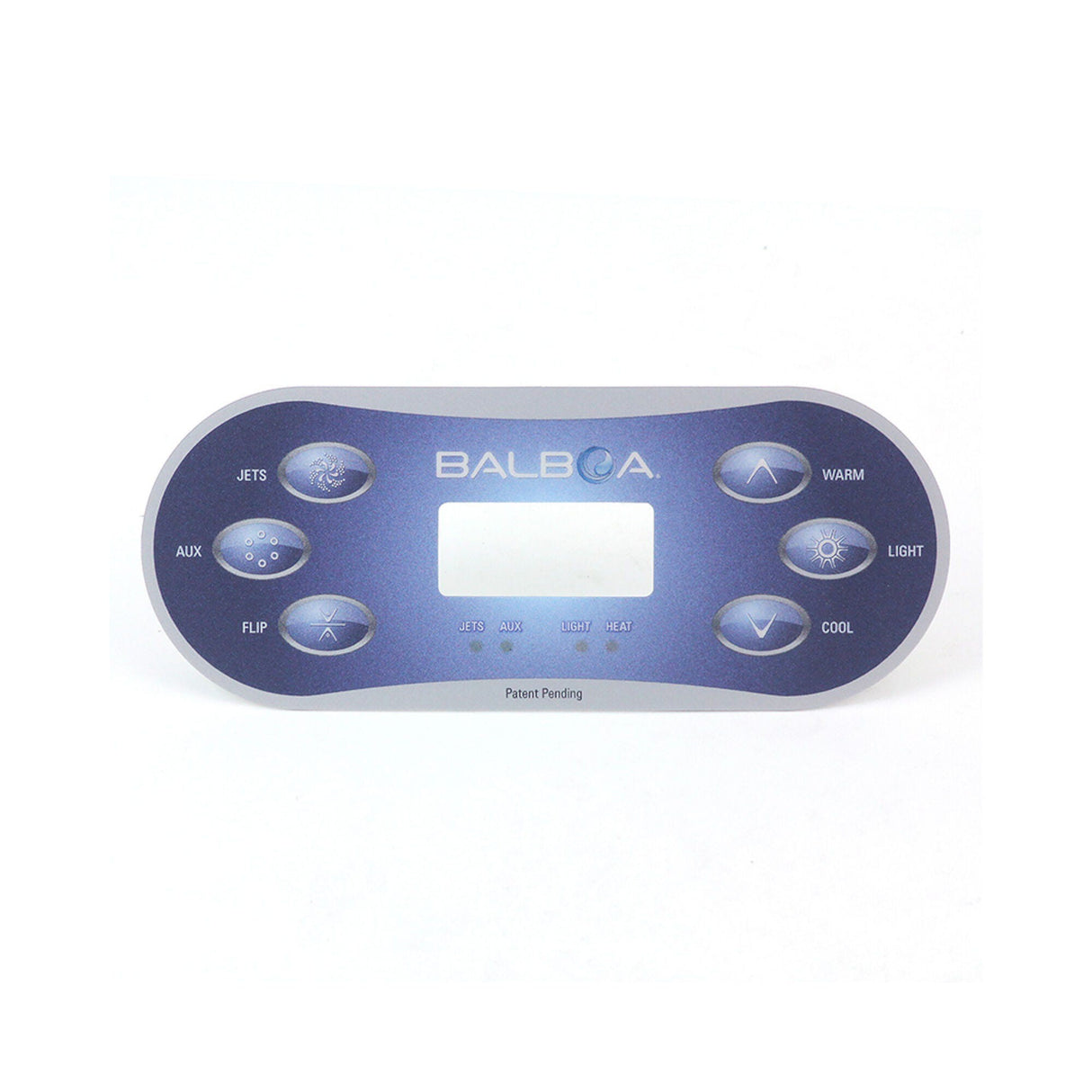 Overlay, Spaside, Balboa TP600, Oval, 6-Button, Jets-Aux-Flip-Up-Light-Down : 12101