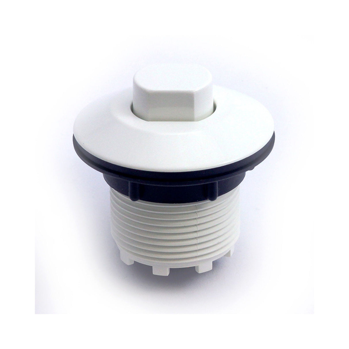 Air Button, Herga, Contemporary, White : 6442-OW