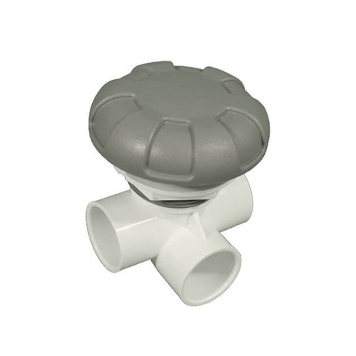 Valve, On/Off, Waterway, 2-Port, 1" Horizontal, Gray : 600-4427