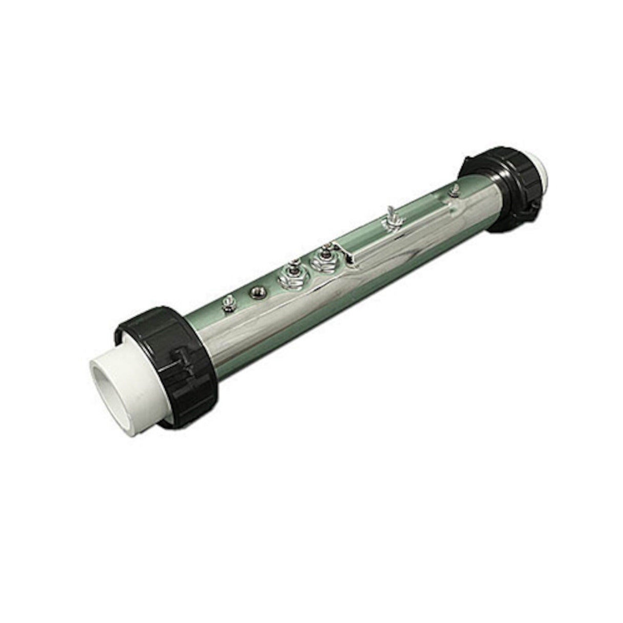 Heater Assembly, HydroQuip/Pinnacle, 5.5kW, 230V, 2" x 15"Long, w/Tailpieces : 48-3300-10-304H