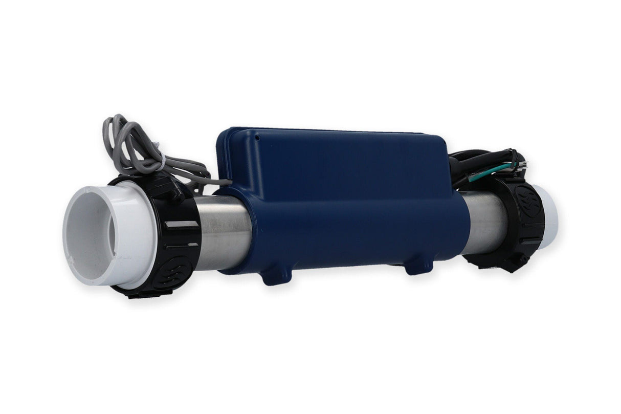Heater Assembly, Gecko, Heat.Wav, IN.YJ, 1.0/4.0kW, 120/240v, 2" x 15", w/Temp and Flow Sensors : 0613-421009