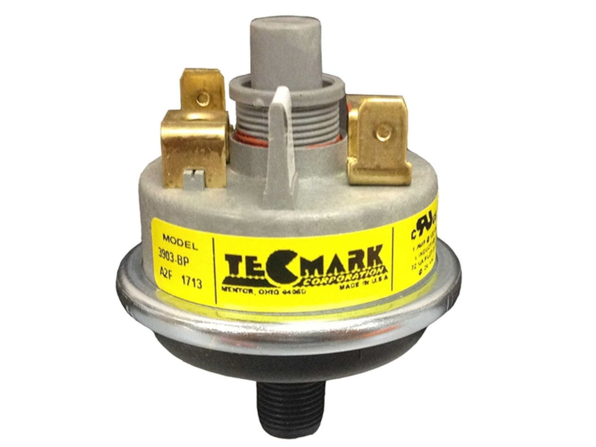 Pressure Switch, Tecmark, SPST, 1-5 Psi, 3 Amp, 1/8" NPT : 3903-BP