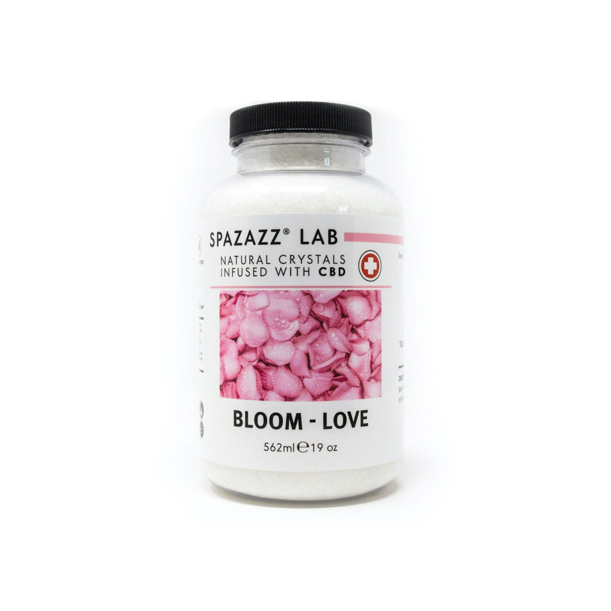Spazazz Lab Crystal Collection, Infused with CBD, 16oz, Bloom- Love : SPZ-651