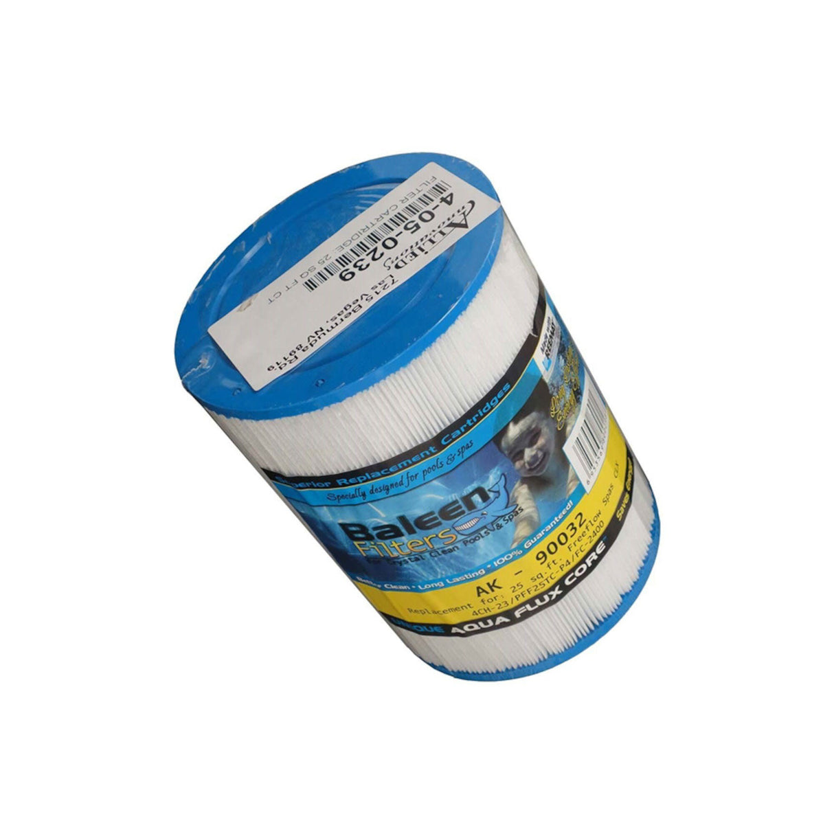 Filter Cartridge, Pleatco, Diameter: 4-5/8", Length: 6-5/8", Top: Closed, Bottom: 1-1/2" MPT, 25 sq ft : PFF25TC-P4
