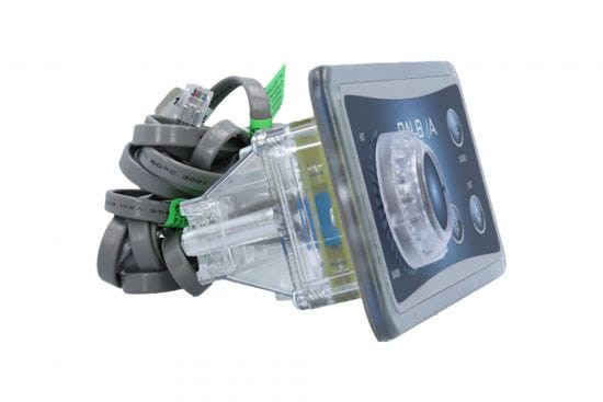 Spaside Control, Balboa Analog Duplex, 3-Button, Knob-Blower-Jets-Light : 51221
