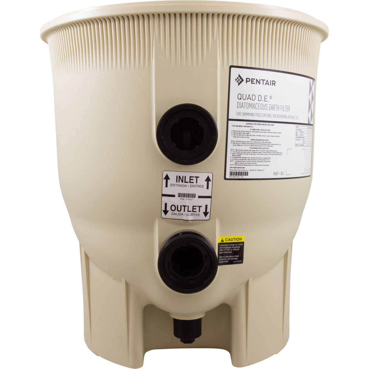 Btm Asy Quad De Rplcmnt : 195999 - Pentair - 788379817978 - PartsForSpas.com