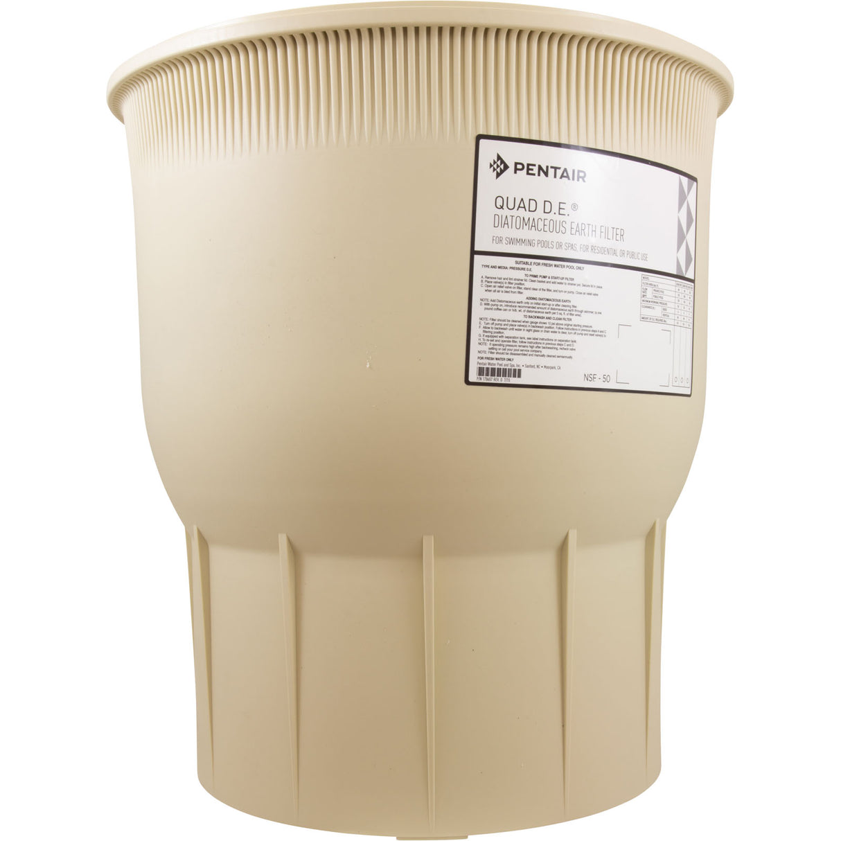 Btm Asy Quad De Rplcmnt : 195999 - Pentair - 788379817978 - PartsForSpas.com