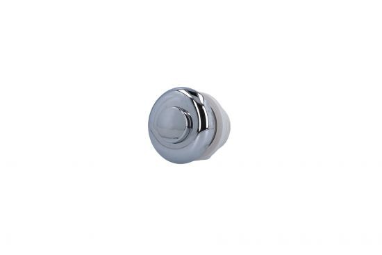 Air Button, Hydrabath, HSA, Raised w/Nut, Chrome : HSA-217