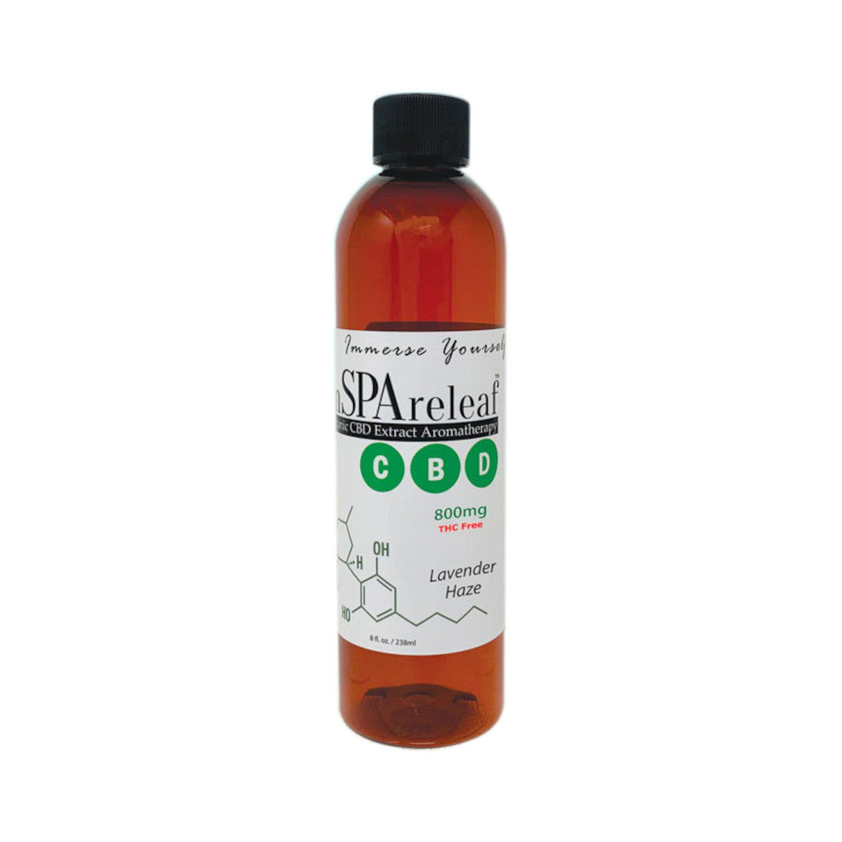 Aromatherapy, inSPAration releaf, 8 oz CBD Liquid - Lavender Haze : 1696