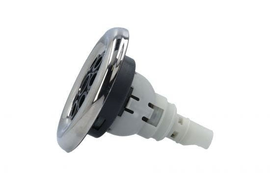 Jet Internal, CMP Hurricane 500, Twin Spin, 5" Face, Smooth, Graphite Gray w/ Stainless Escutcheon : 23552-042-000