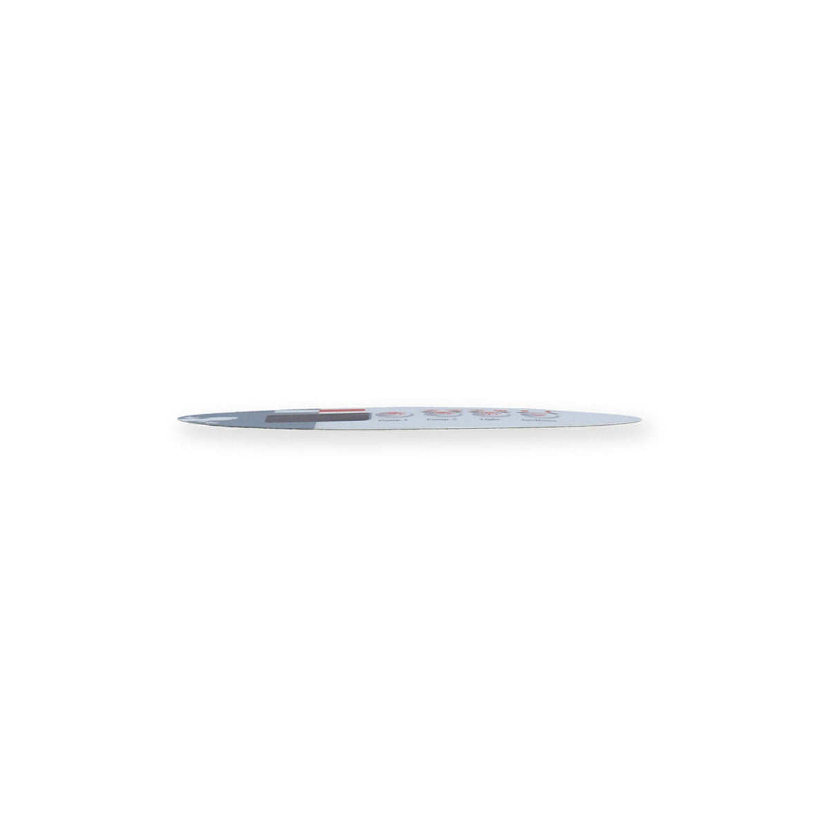 Overlay, Spaside, Gecko TSC9, Oval, 4-Button, Pump1-Pump2-Light-Temp, For 0202-007155 : 9916-100186