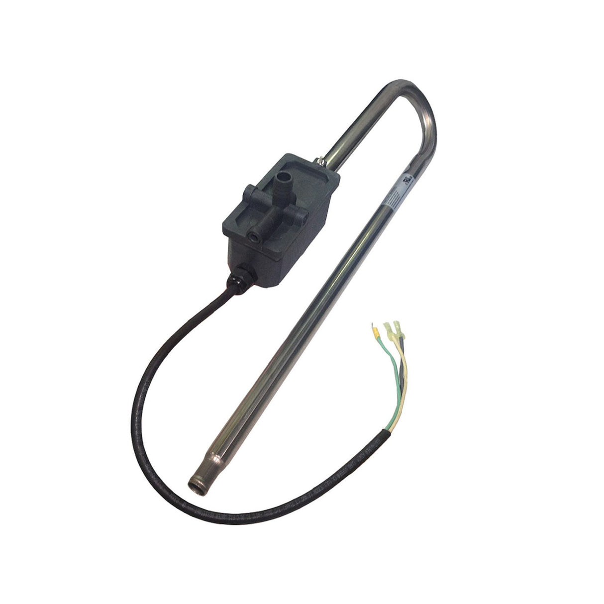 Heater Assembly, Watkins/Caldera, Low Flow, U-Bend, 4.0kW, 230V, 17-3/4"Long, w/46-1/2" Pressure Switch Cord : C3473-1