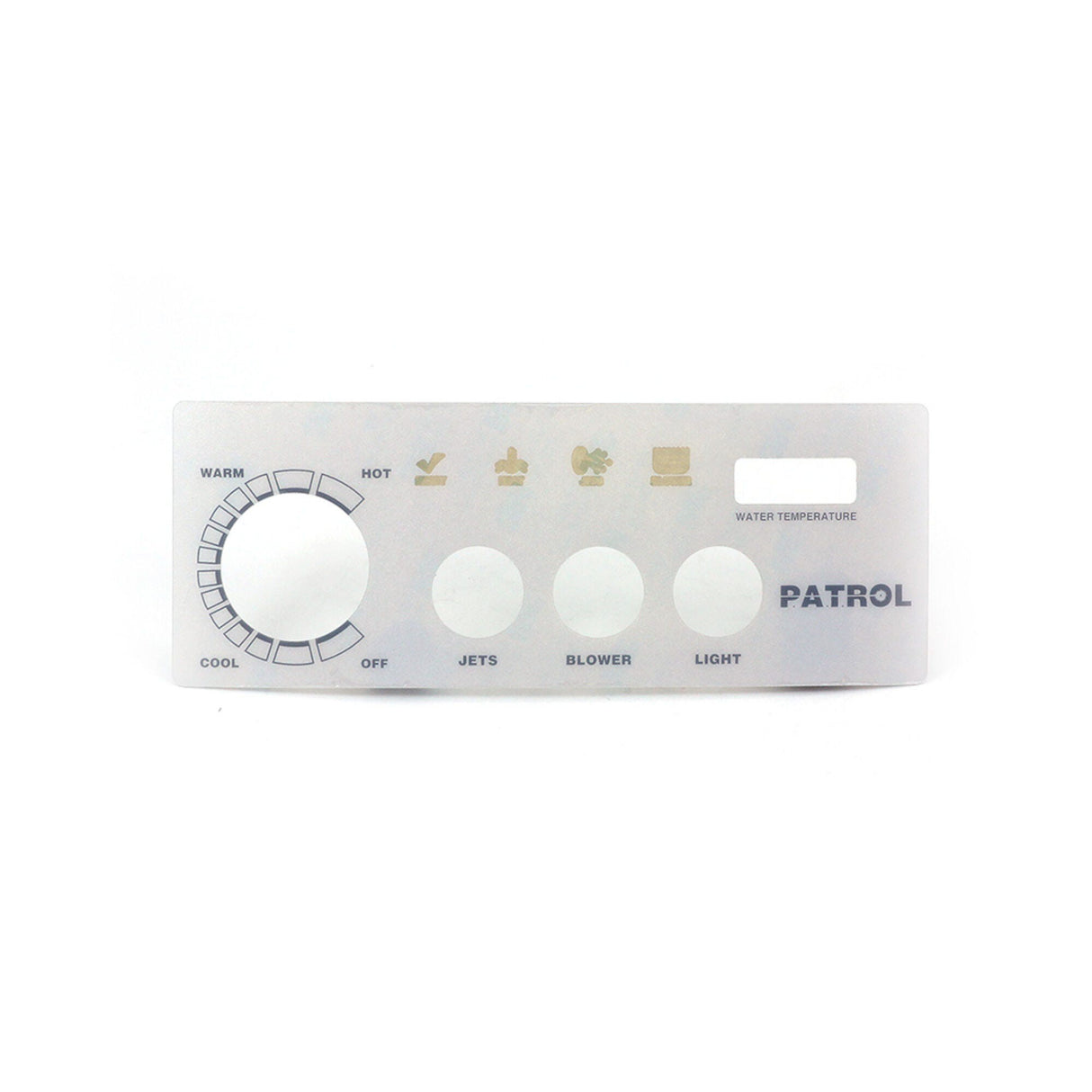 Overlay, Spaside, Presair Patrol, 3-Button, No Display, For S36010100 & S36010100-240 : 618-3