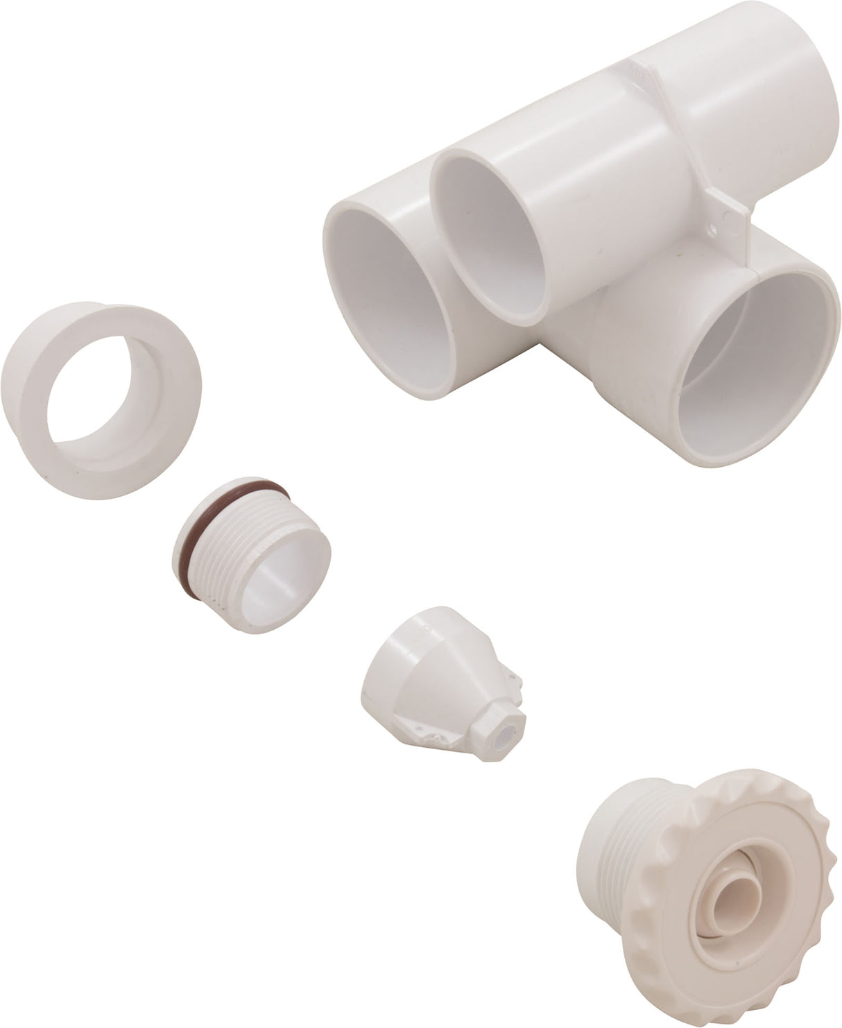 Jet Cmplt, Waterway Gunite Mini, Directional, 2"s x 1.5"s, Wht : 210-3400