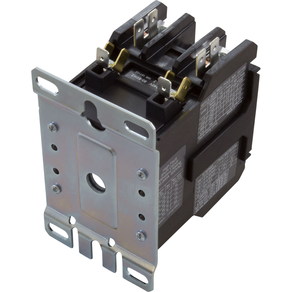 Contactor, 2 Pole, 50 Amp, 220Cv Coil : 21000100