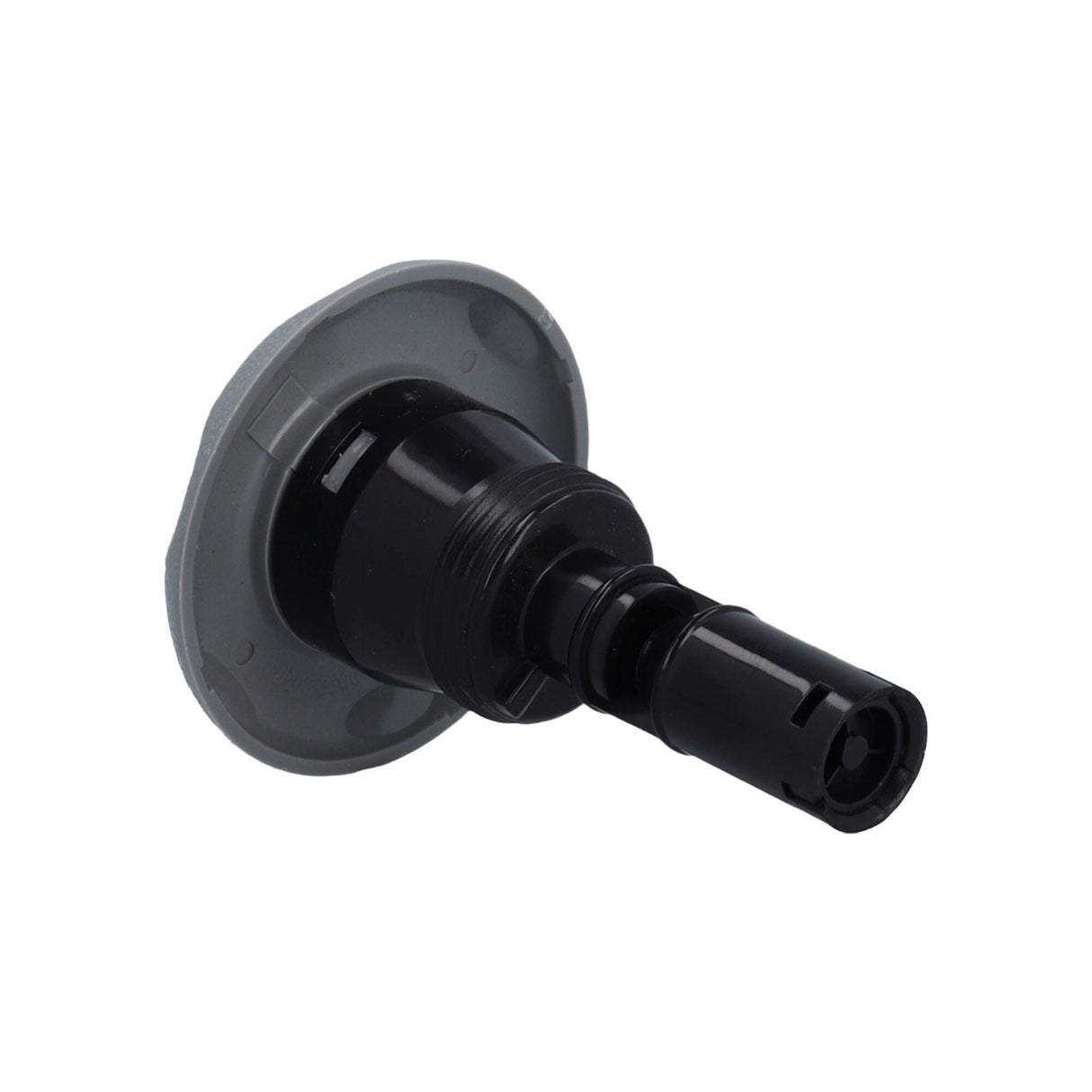 Jet Internal, Rising Dragon Quantum, 2-1/2" Face, Screw In, Directional, Smooth Gray w/ Stainless Escutcheon : RD203-2317S