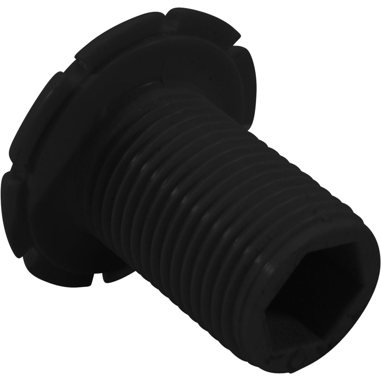 Wallfitting For Air Injector - Black : 215-2151 - Waterway Plastics - 215-2151 - PartsForSpas.com
