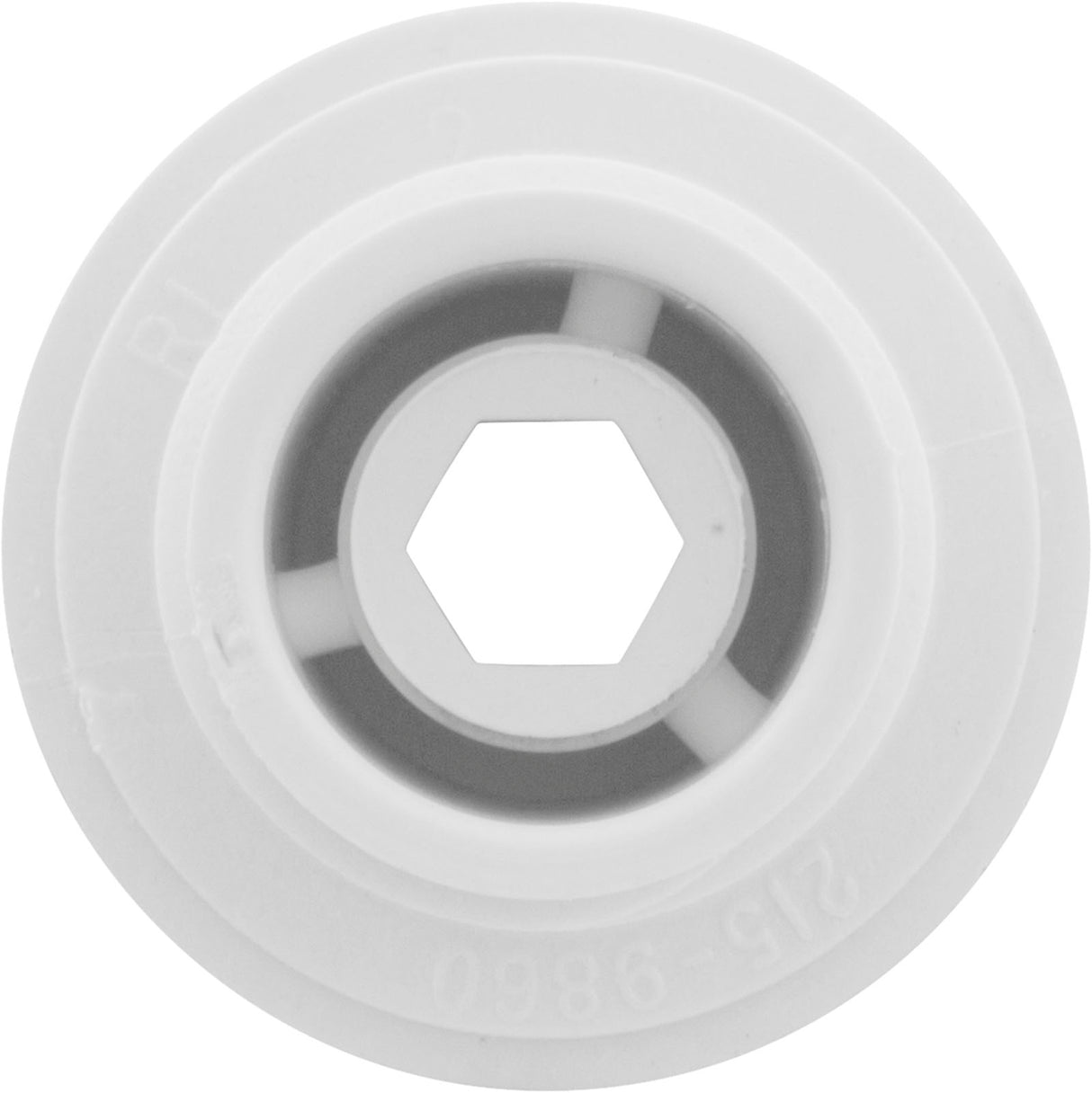 Wall Fitting, Waterway, Ozone, Smooth, White : 215-9860-CW