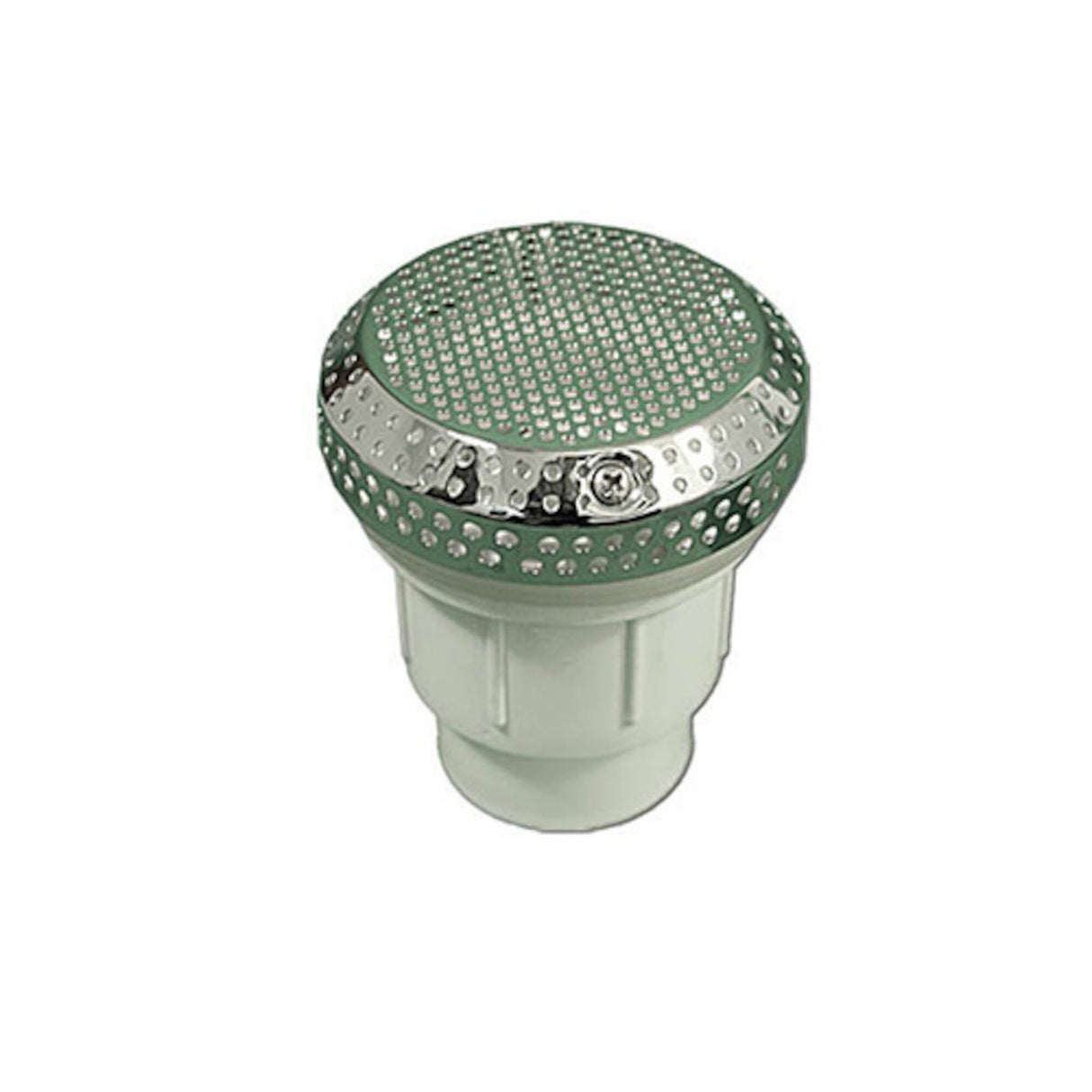 Suction Assy,WATERW,Non-VGB,Hi-Flo,3-3/4"Dia Cover,98GPM,Chr 1-1/2"S Straight Nut : 640-3319-CRM