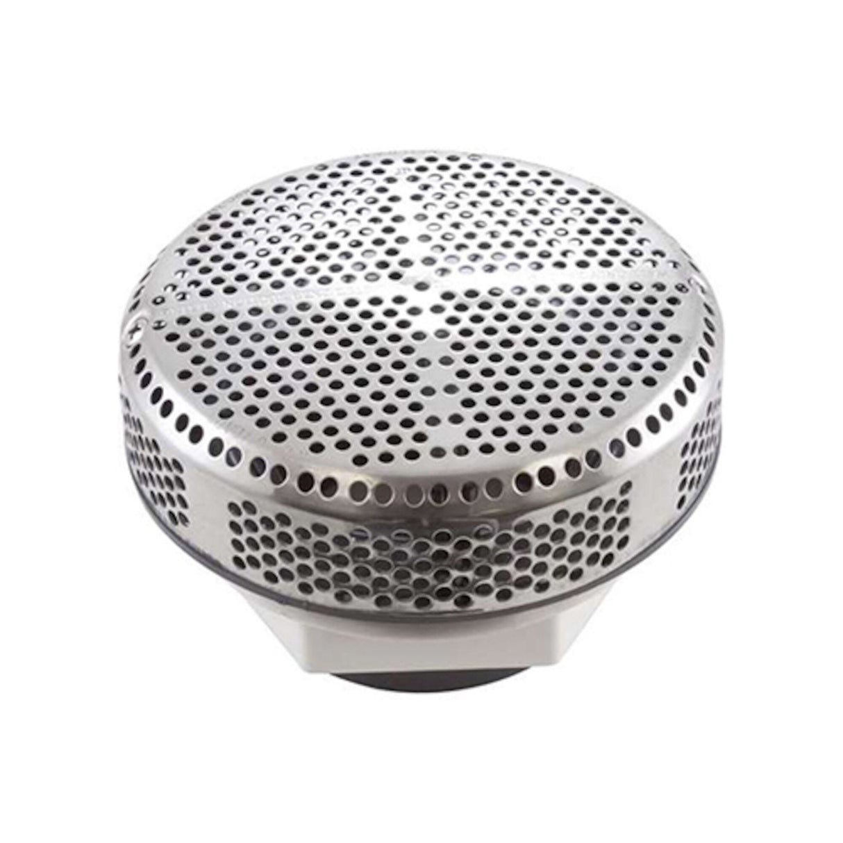 Suction Assembly, Waterway, VGB, Super Hi-Flo, 5"Dia Cover, 2-1/2" Deep Socket, Stainless : 640-3580S-V