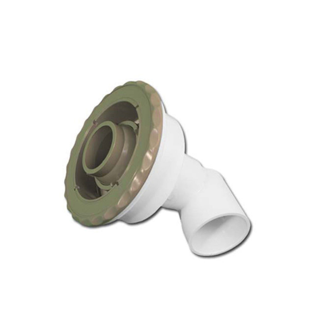Jet Assembly, Waterway Large Deluxe, Ell Body, 2"S Water x 1/2"S Air, Gray : 210-7317
