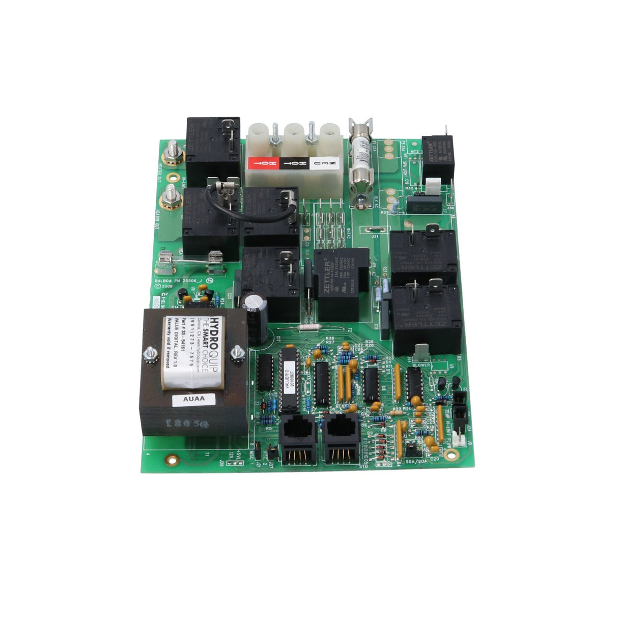 Circuit Board, Balboa, VALUER1, Duplex Digital, 8 Pin Phone Cable : 54161