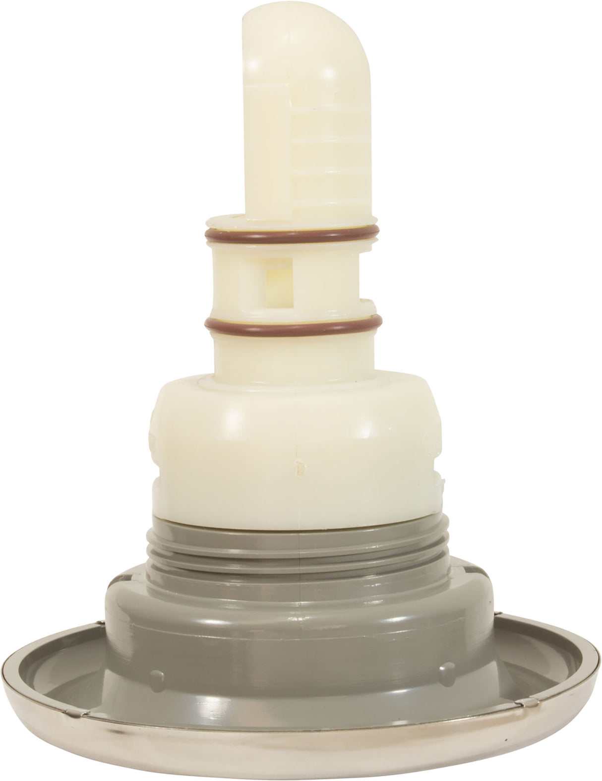 Adj. Whirlpool Jet Internal Mtl. Esc.-Gray, Thd : 229-2067S