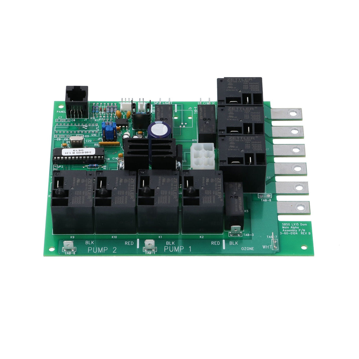 Circuit Board, Len Gordon, LX-15, Rev1.31, SBSG, Pre2001, No Circ : 3-60-0104