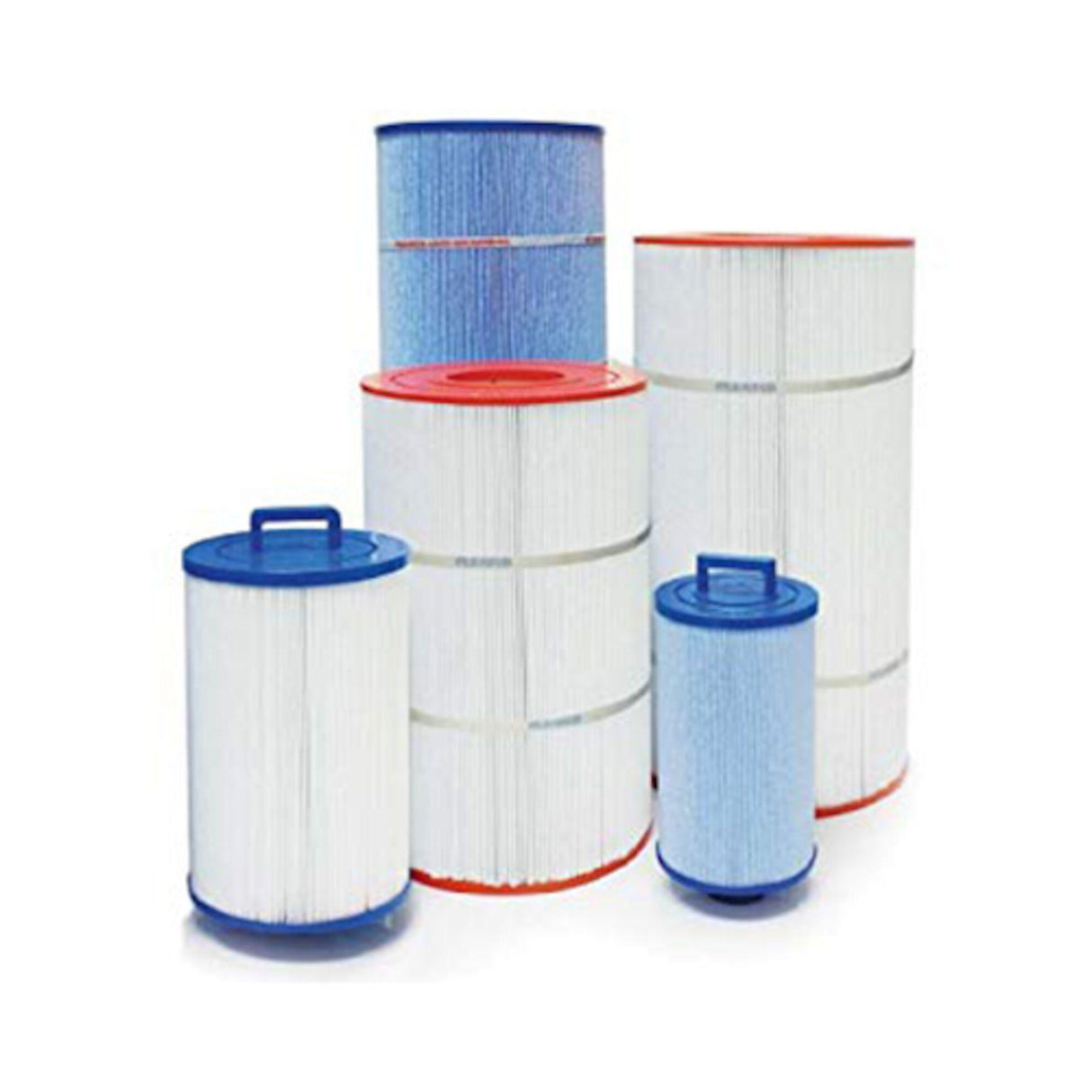 Filter Cartridge, Pleatco, Diameter: 8", Length: 5-7/8, Top: Handle, Bottom: 2"Modified ACME, 35 Sq Ft : PBF35-M