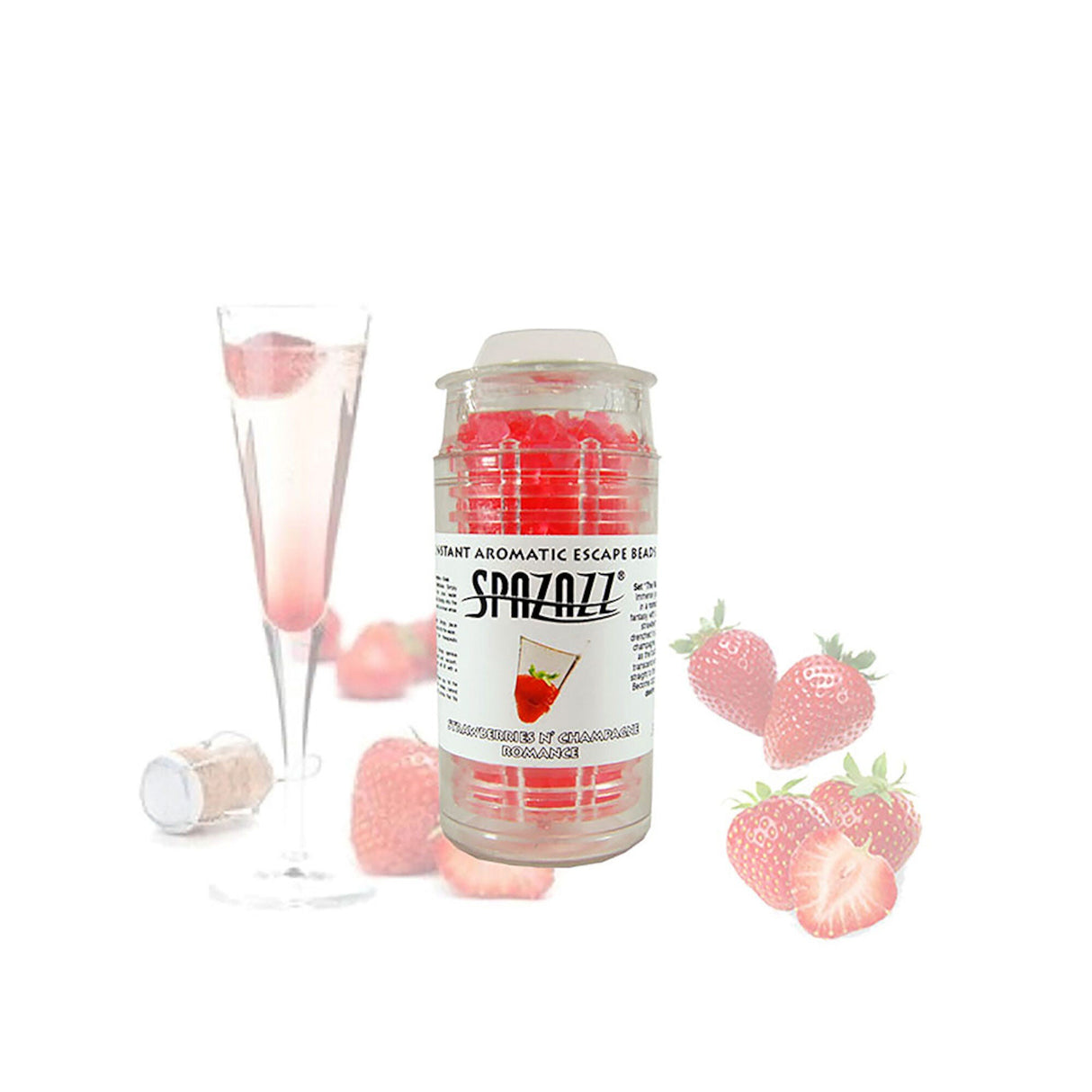 Fragrance, Spazazz, Mood Beads, Strawberries & Champagne, .5oz Cartridge : 360