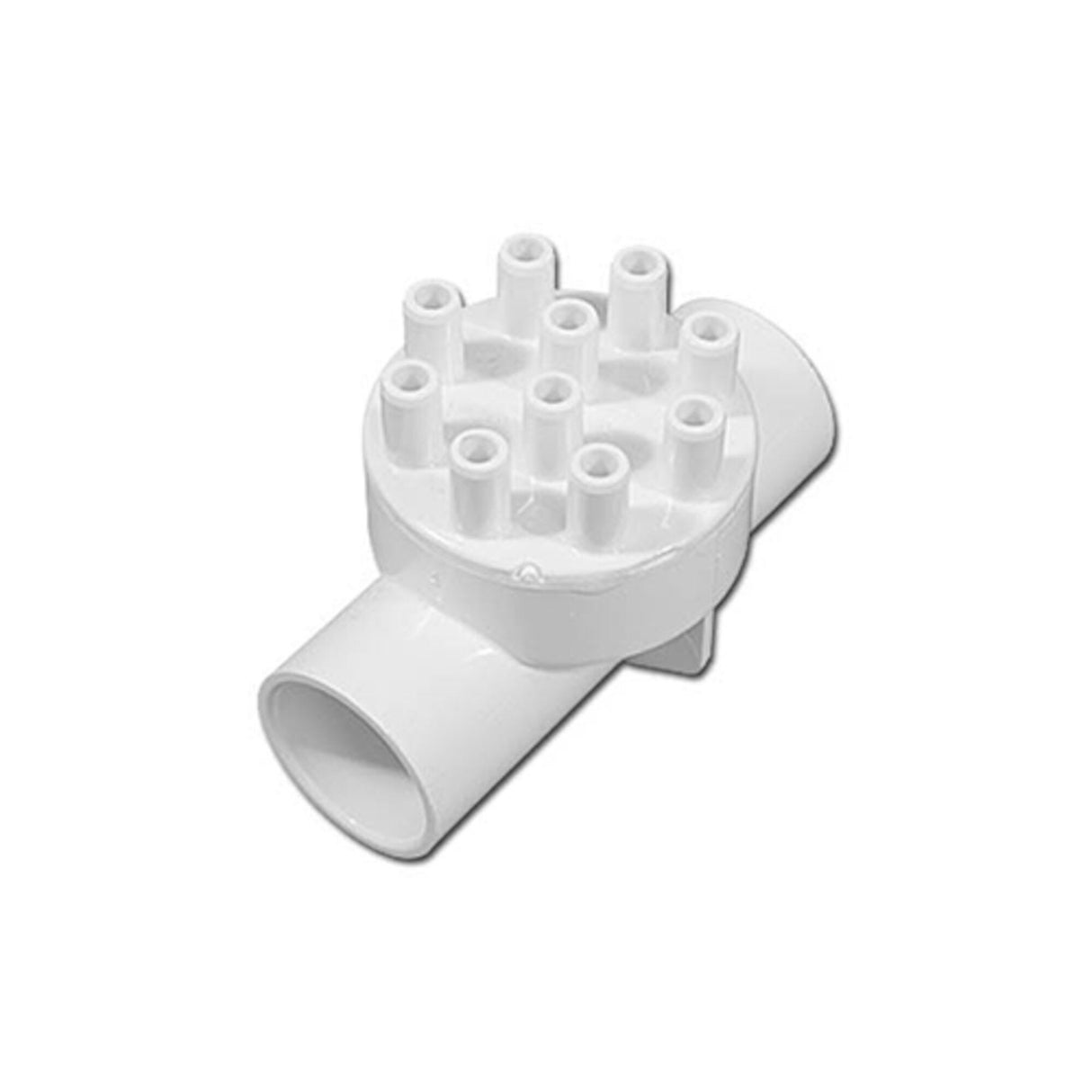 Manifold, PVC, Waterway, 1"S x 1"S x 10 3/8"SB Ports : 672-5080