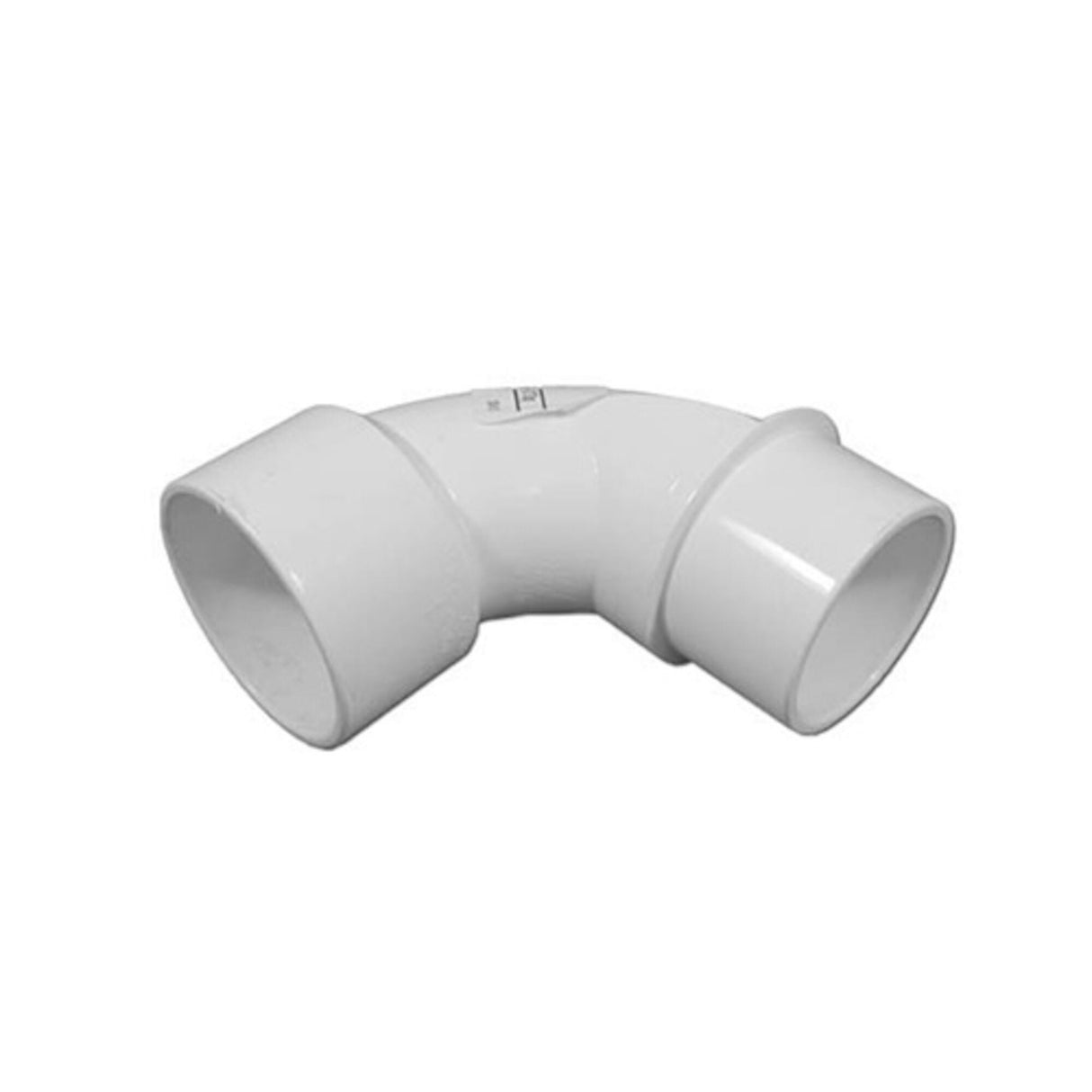 Fitting, PVC, Ell, 90°, Sweep, Street,2-1/2"S x 2-1/2"Spg : 411-9140