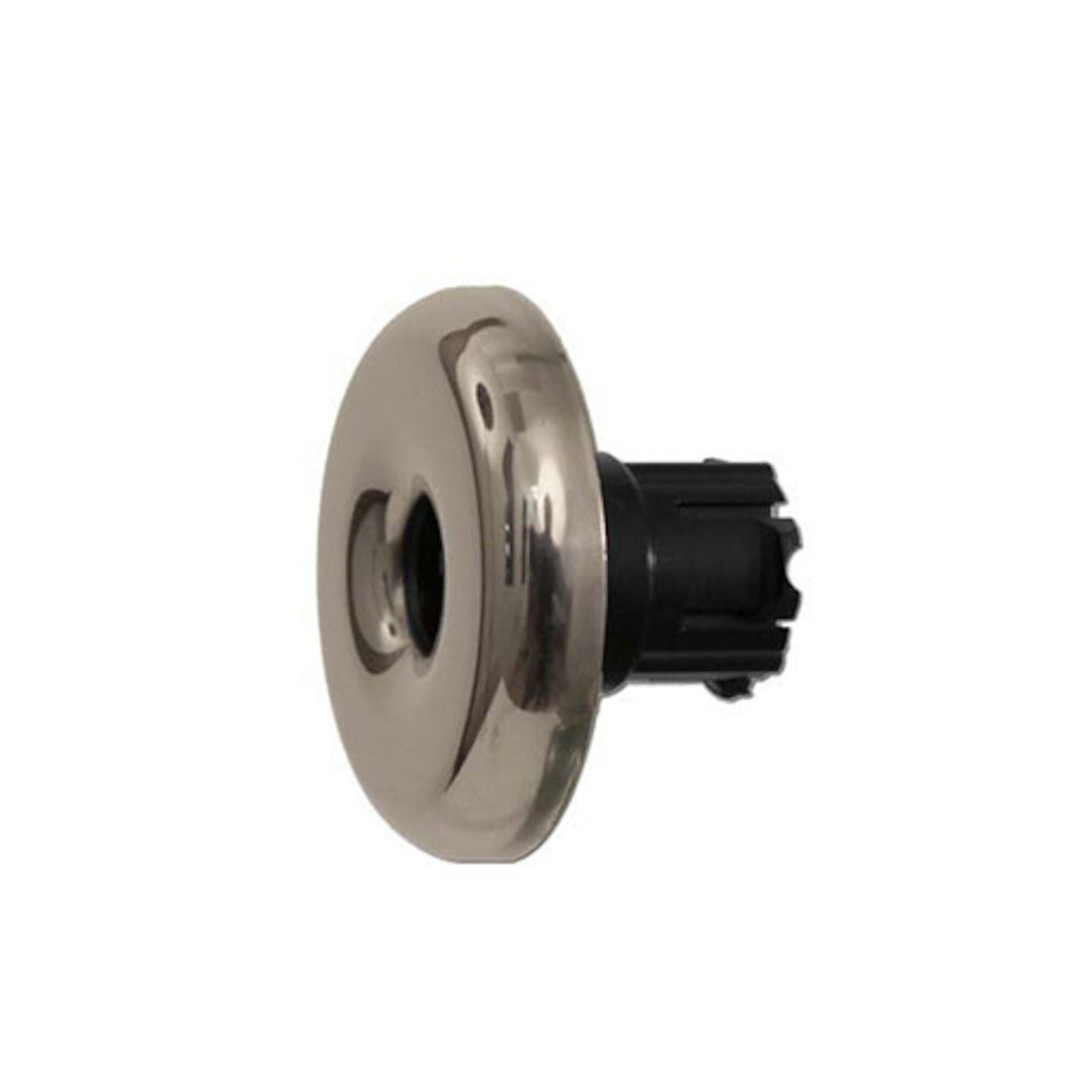 Jet Internal, Waterway Adjustable Euro, Cluster Jet, Large Face, Black w/ Stainless Escutcheon : 217-1191S