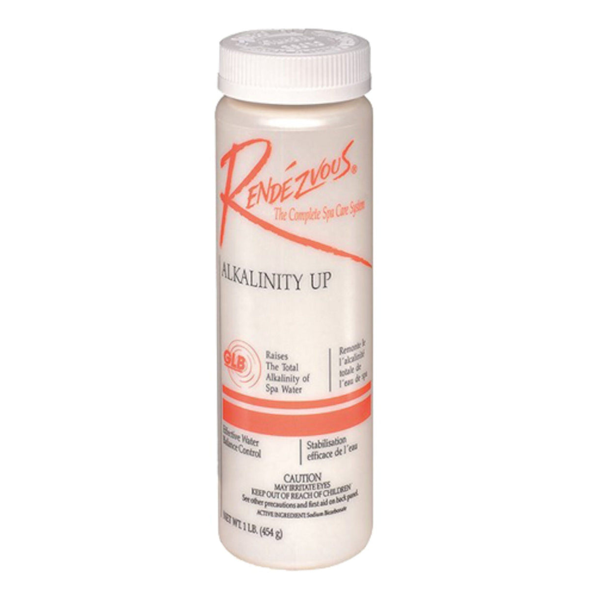 Water Care, Rendezvous, Alkalinity Up, Granular, 1lb Container : 106325A
