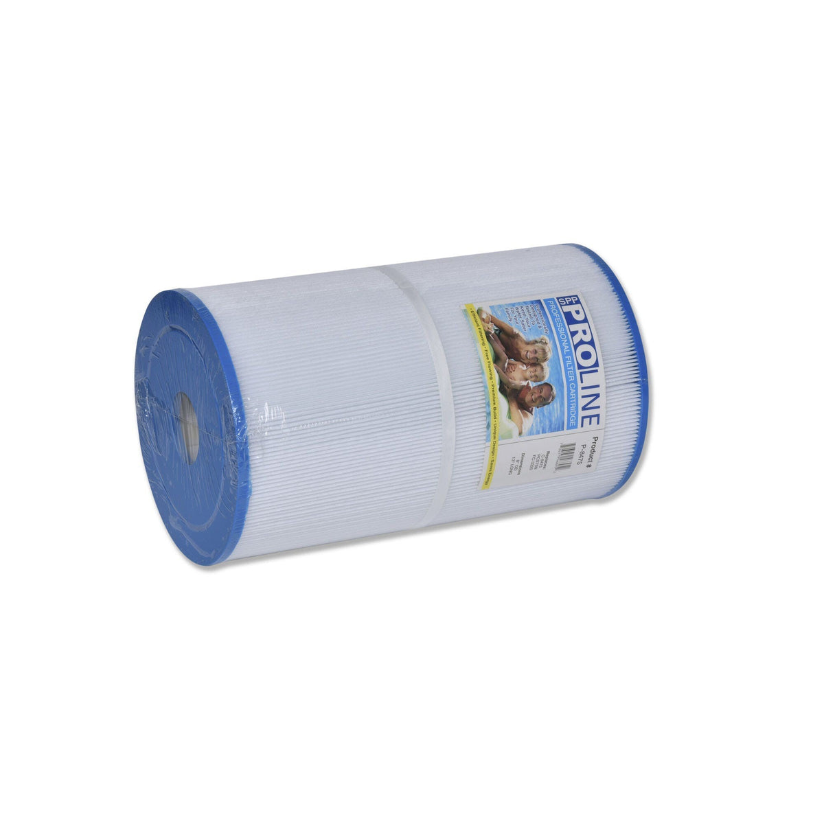 Filter Cartridge, Proline, Diameter: 8", Length: 13", 2-1/16" Open, Bottom: 2" Male Slip Fitting, 75 sq ft : P-8475