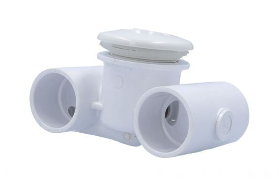 Jet Assembly, HydroAir Hydro-Jet, Standard, 1-1/2"S Water x 1-1/2"S Air, Black : 10-5100
