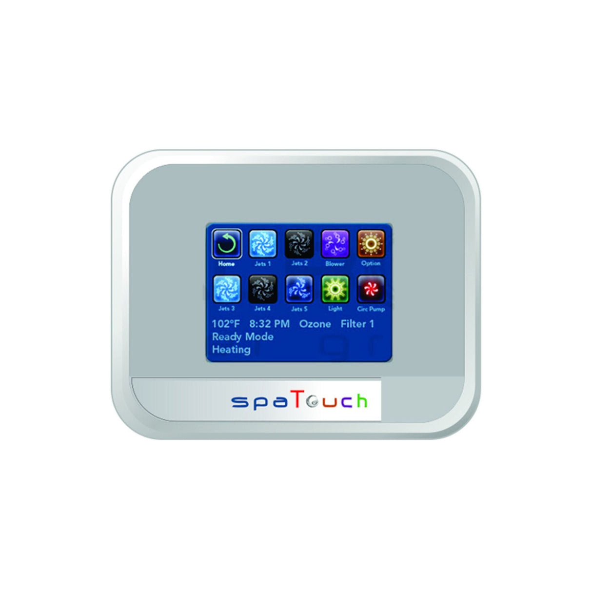 Spaside Control, Balboa SpaTouch, Rectangle, Menu Driven w/Label : 50587